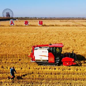 Weichai Lovol intelligent agricultural machinery makes the saline alkali land  Weichai Lovol intelligent agricultural machinery makes the saline alkali land